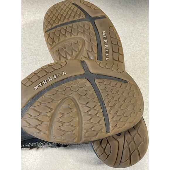 Merrell Encore Scoop Black Leather Slip On Knit Cuff Comfort Loafers Women’s 8.5 - Picture 8 of 12